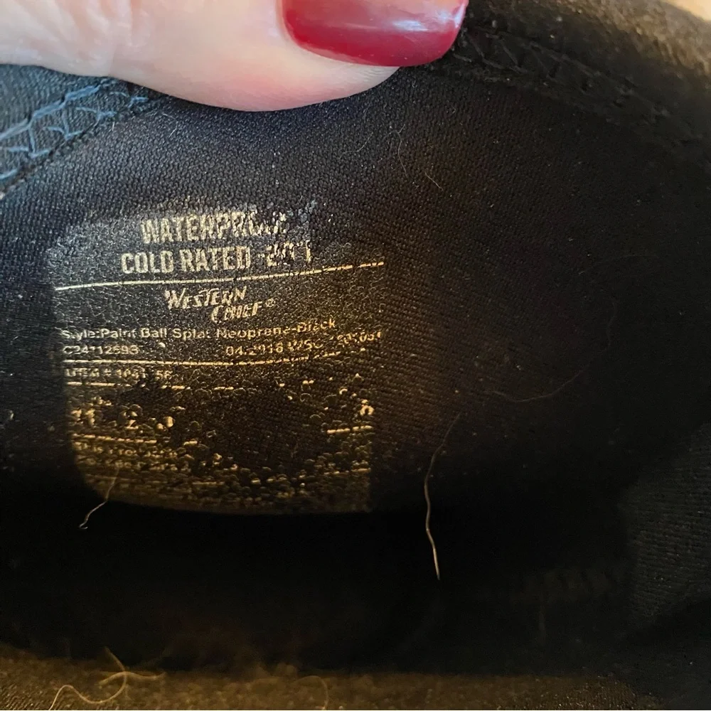 WESTERN CHIEF Neoprene Insulated Winter Boots “Paintball Splat” 11/12